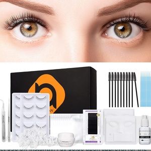 Beyelian Eyelash extension kit,lash extension kit supplies for Beginners and